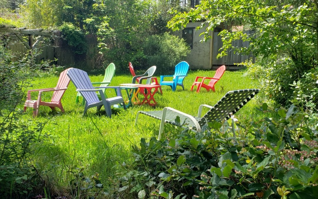 Empty Easter Chair Parade